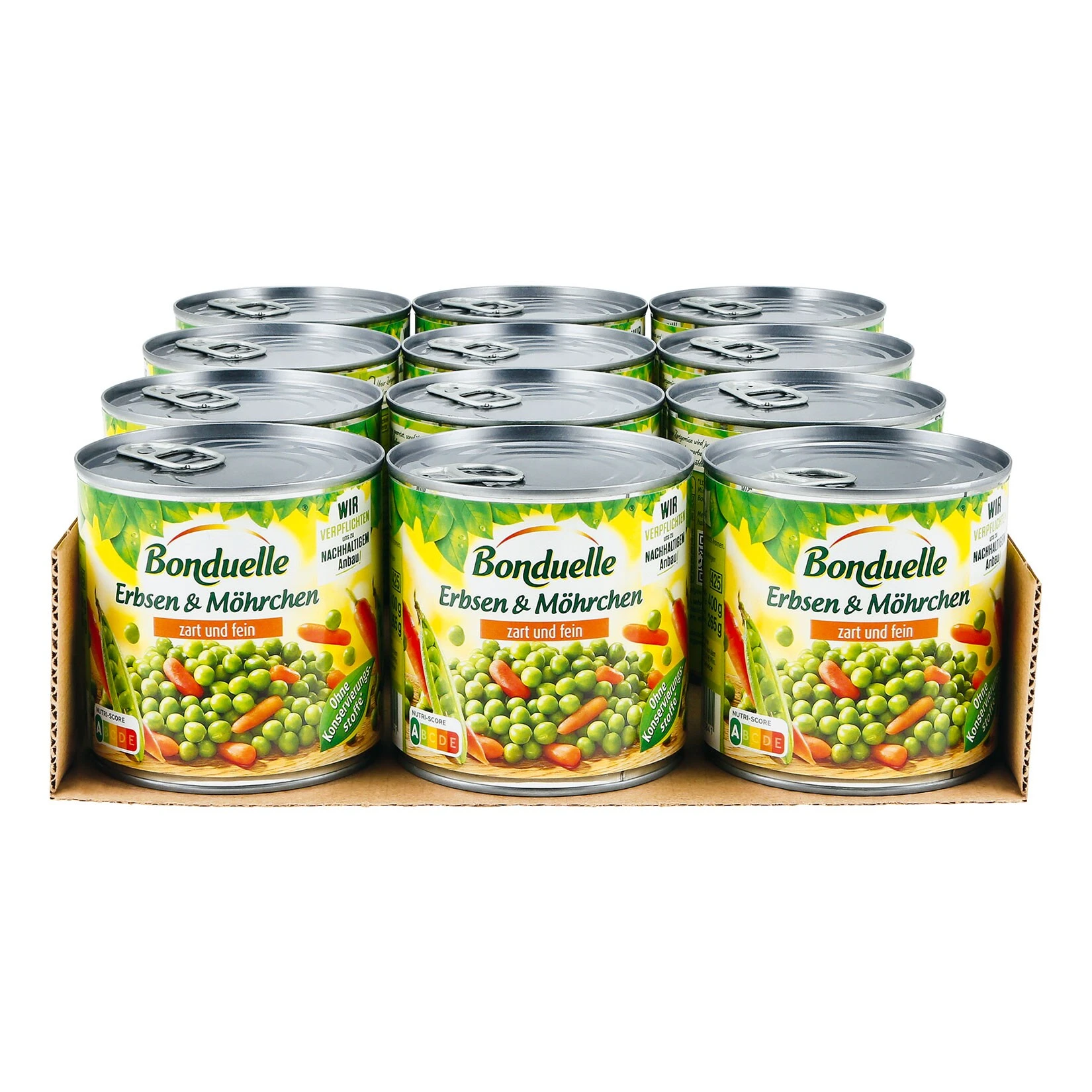 Bonduelle Erbsen Und Möhrchen Zart Und Fein 265 G Abtropfgewicht, 12er Pack 3 Bonduelle Erbsen Und Möhrchen Zart Und Fein 265 G Abtropfgewicht, 12er Pack