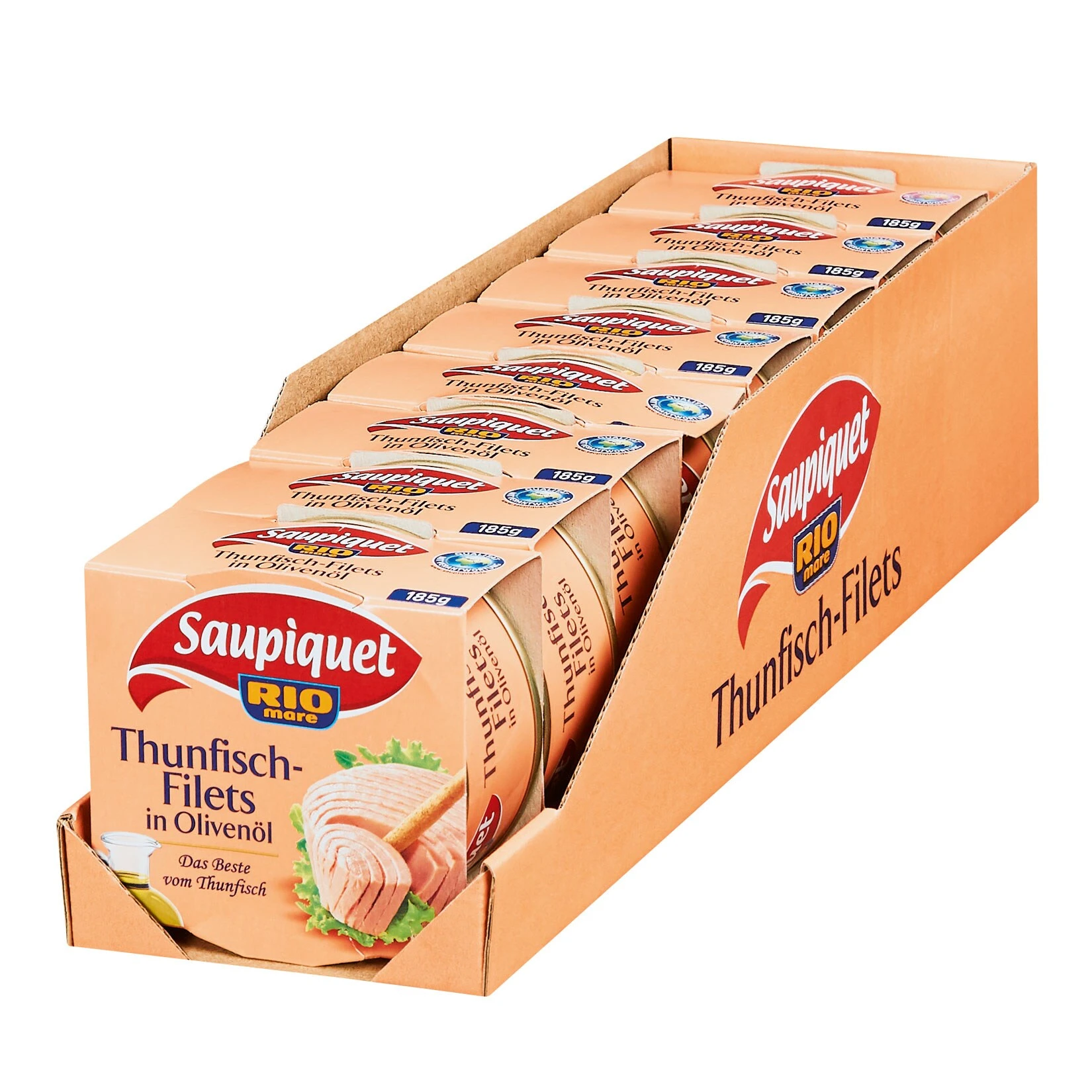 Saupiquet Thunfischfilet In Olivenöl 185 G, 8er Pack 3 Saupiquet Thunfischfilet In Olivenöl 185 G, 8er Pack