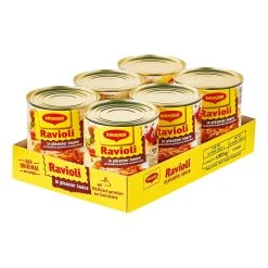 Maggi Ravioli In Pikanter Sauce Mit Fleisch 800 G, 6er Pack