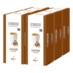 Cremesso Of Switzerland Cremesso Lungo Crema Kaffee 16 Kapseln 96 G, 6er Pack