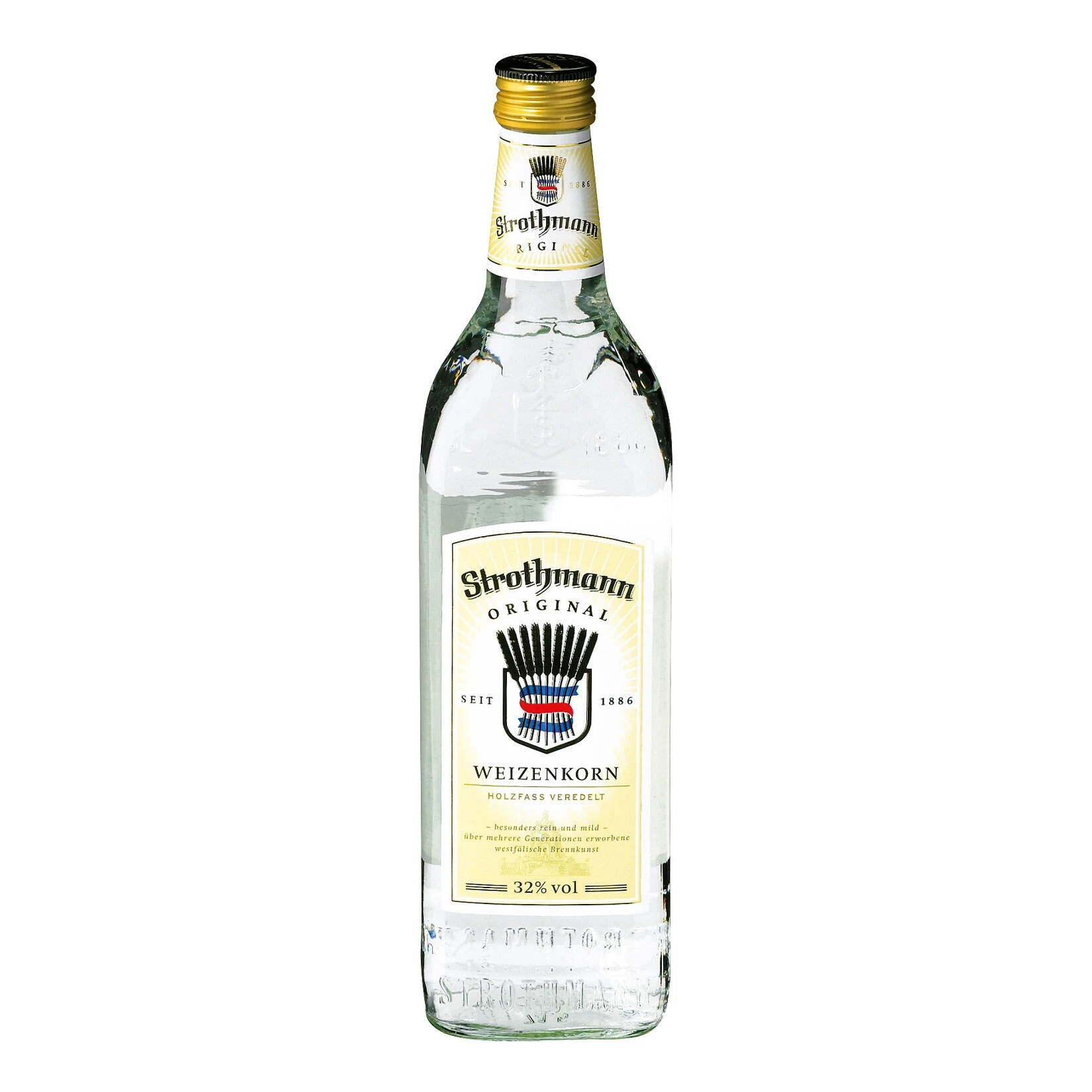 Sonstiges Strothmann Weizenkorn 32,0 % Vol 0,7 Liter 3 Sonstiges Strothmann Weizenkorn 32,0 % Vol 0,7 Liter