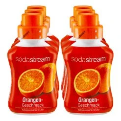 Sodastream Sirup Orange 0,5 Liter, 6er Pack