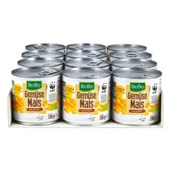 BioBio Gemüsemais 285 G, 12er Pack