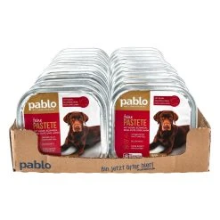 Pablo Hundenahrung Huhn, Schwein, Rind, Pute & Lamm 300 G, 20er Pack