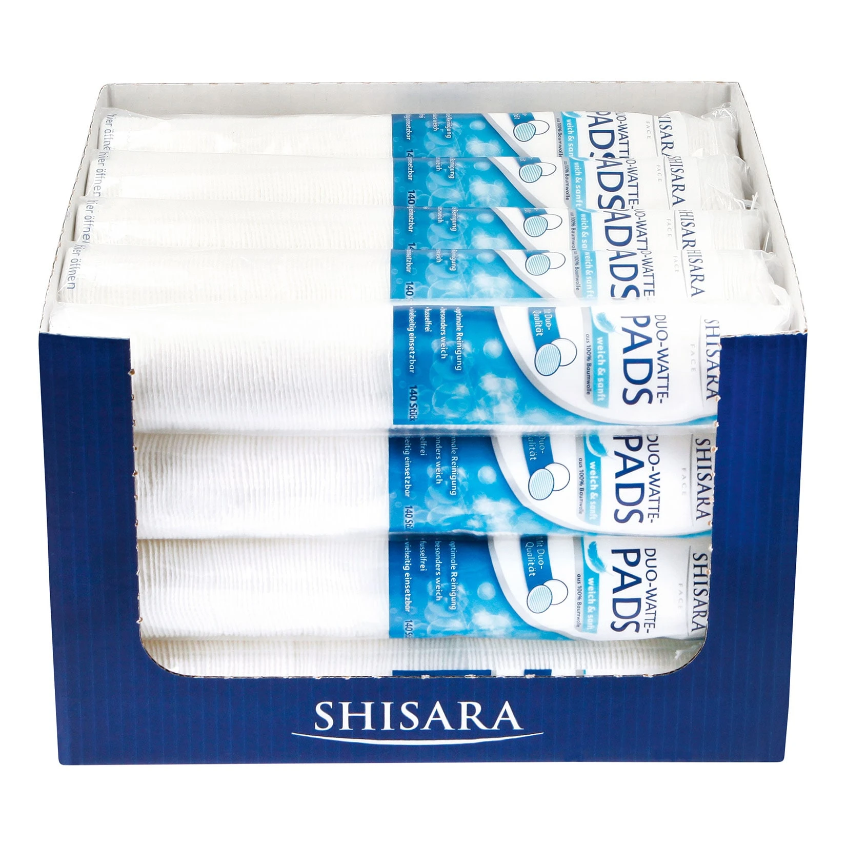Shisara Wattepads 140 Stück, 20er Pack 3 Shisara Wattepads 140 Stück, 20er Pack