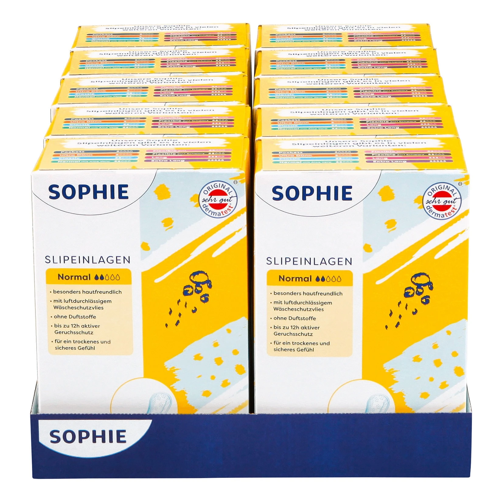 Sophie Slipeinlagen Normal 45 Stück, 10er Pack 3 Sophie Slipeinlagen Normal 45 Stück, 10er Pack
