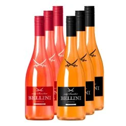Gerstacker Weinkellerei Sansibar Bellini Verschiedene Sorten 5,0 % Vol 6 X 0,75 Liter