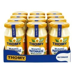 Thomy Delikatess Mayonnaise 250 Ml, 12er Pack