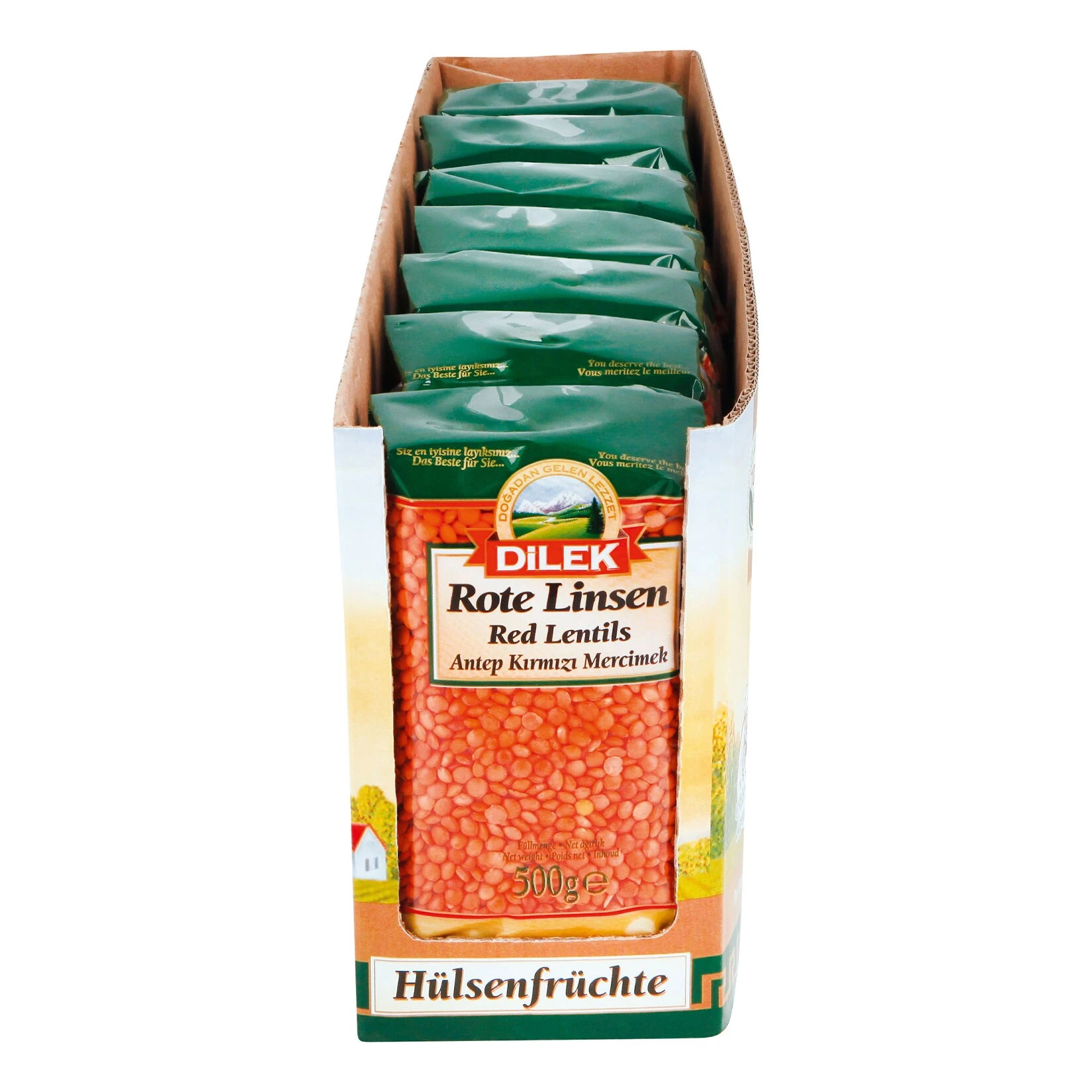 Dilek Rote Linsen 500 G, 7er Pack 3 Dilek Rote Linsen 500 G, 7er Pack