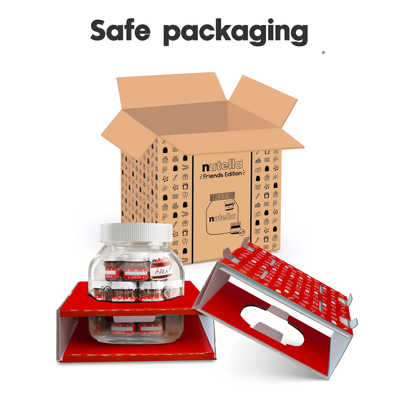 Nutella Friends Edition, 630 G (21 X 30 G) 4 Nutella Friends Edition, 630 G (21 X 30 G) – Bild 2