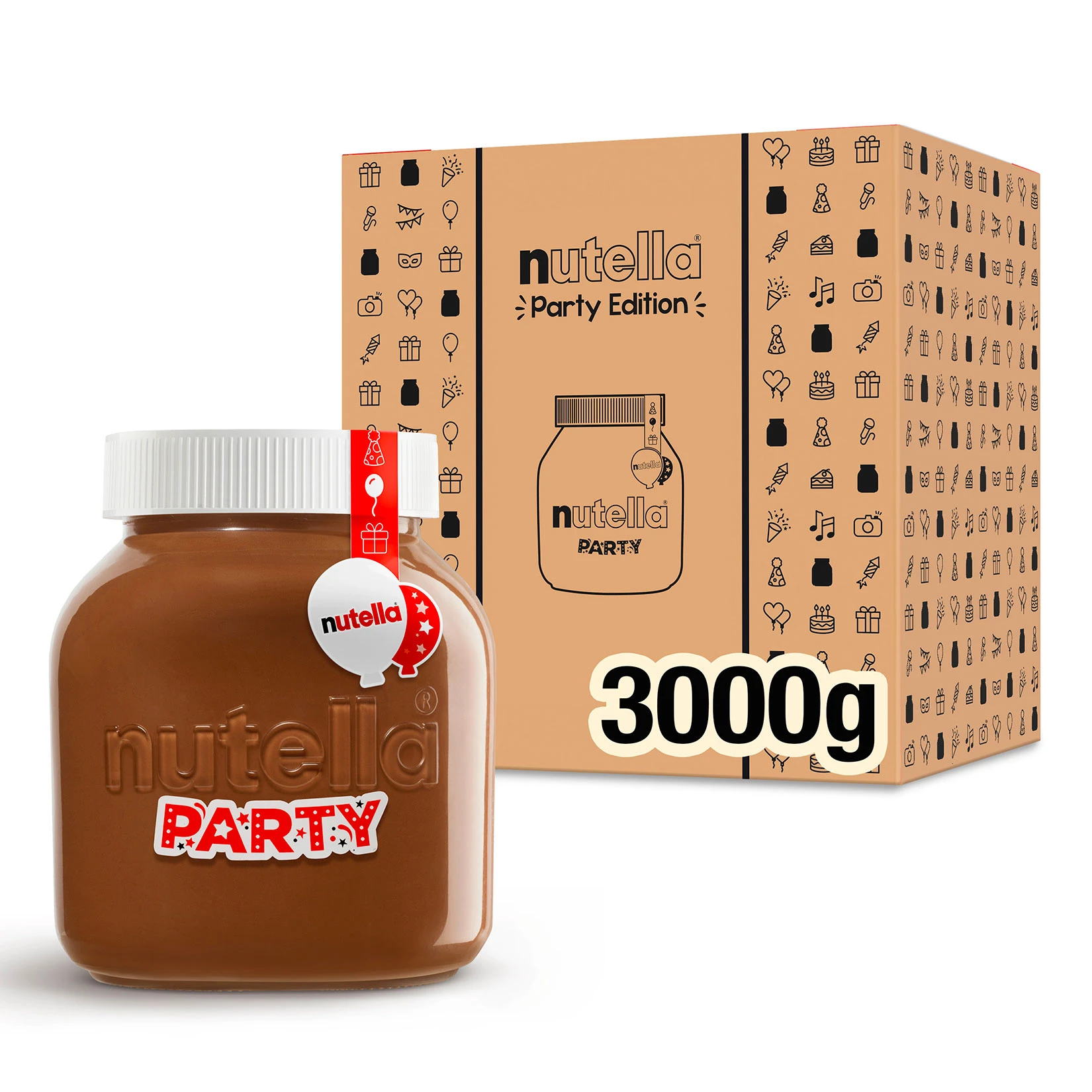 Nutella Party Edition, 3 Kg 3 Nutella Party Edition, 3 Kg