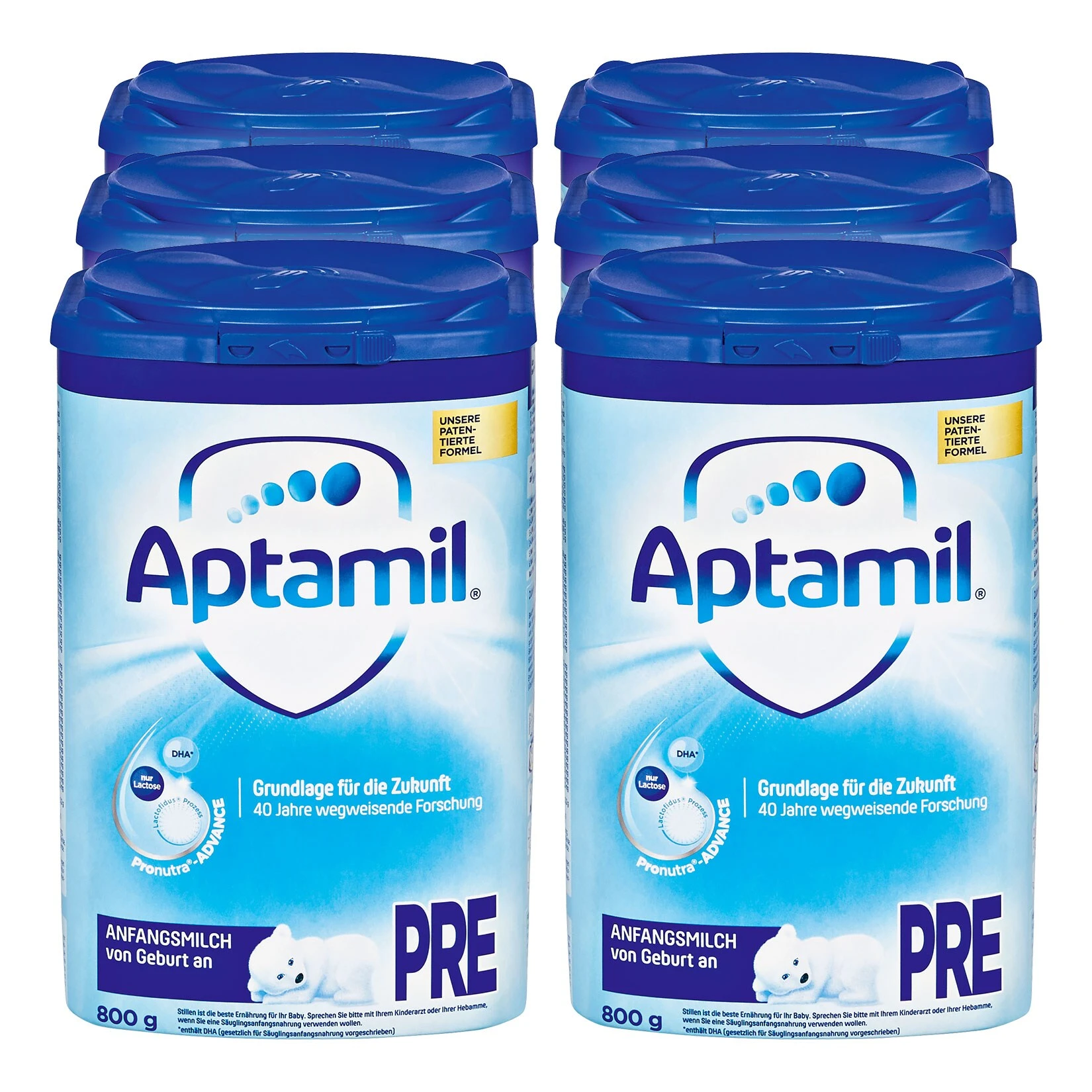 Aptamil Anfangsmilch Pre 800 G, 6er Pack 3 Aptamil Anfangsmilch Pre 800 G, 6er Pack