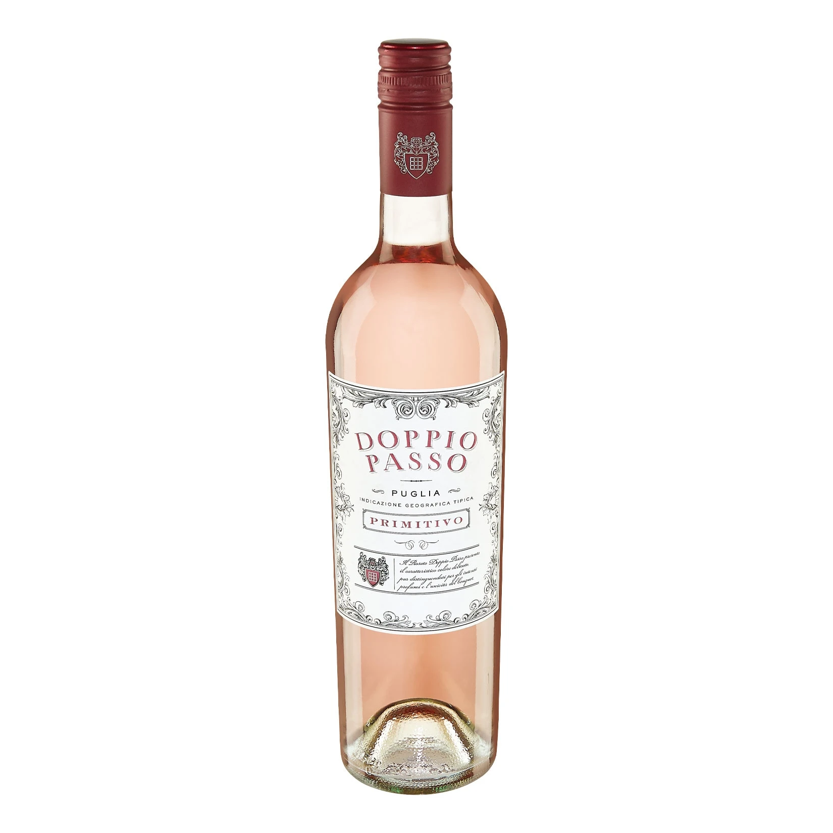 Doppio Passo Primitivo Rosato Puglia IGT 12,0 % Vol 0,75 Liter 3 Doppio Passo Primitivo Rosato Puglia IGT 12,0 % Vol 0,75 Liter