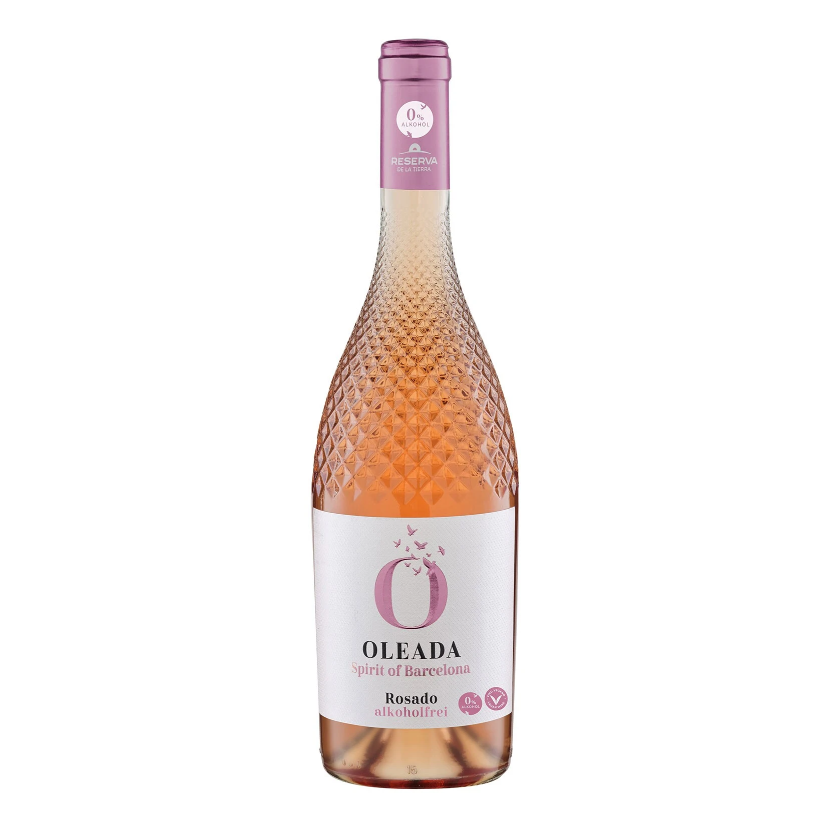 Oleada Barcelona Rosado Alkoholfreier Wein 0,75 Liter 3 Oleada Barcelona Rosado Alkoholfreier Wein 0,75 Liter