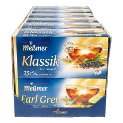 Meßmer Schwarztee Verschiedene Sorten 43,75 G, 12er Pack