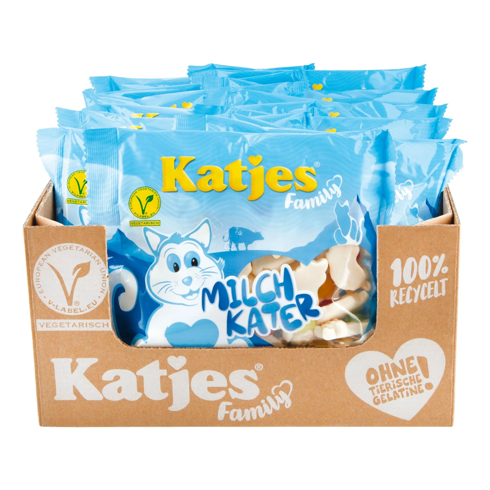Katjes Fruchtgummi Milchkater 275 G, 16er Pack 3 Katjes Fruchtgummi Milchkater 275 G, 16er Pack