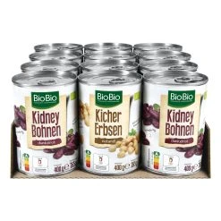 BioBio Hülsenfrüchte 265 G, Verschiedene Sorten, 12er Pack