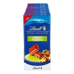 Lindt Maitre Vollmilch Haselnuss Schokolade 110 G, 19er Pack