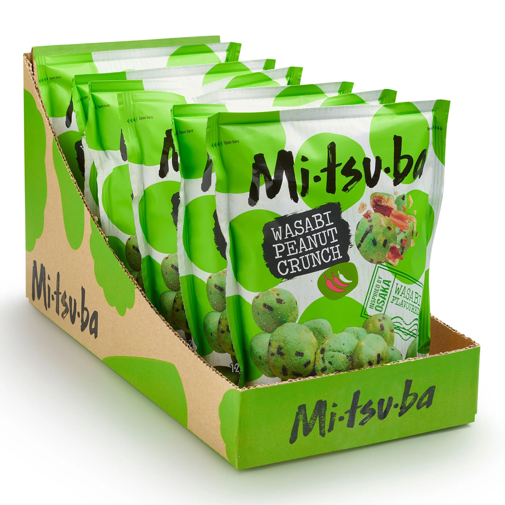 Mitsuba Wasabi Peanut Crunch 125g, 6er Pack 3 Mitsuba Wasabi Peanut Crunch 125g, 6er Pack