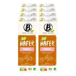 Berief Bio Hafer Mandel Drink 1 Liter, 8er Pack