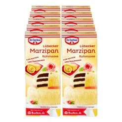 Dr. Oetker Lübecker Marzipan Rohmasse 200 G, 10er Pack