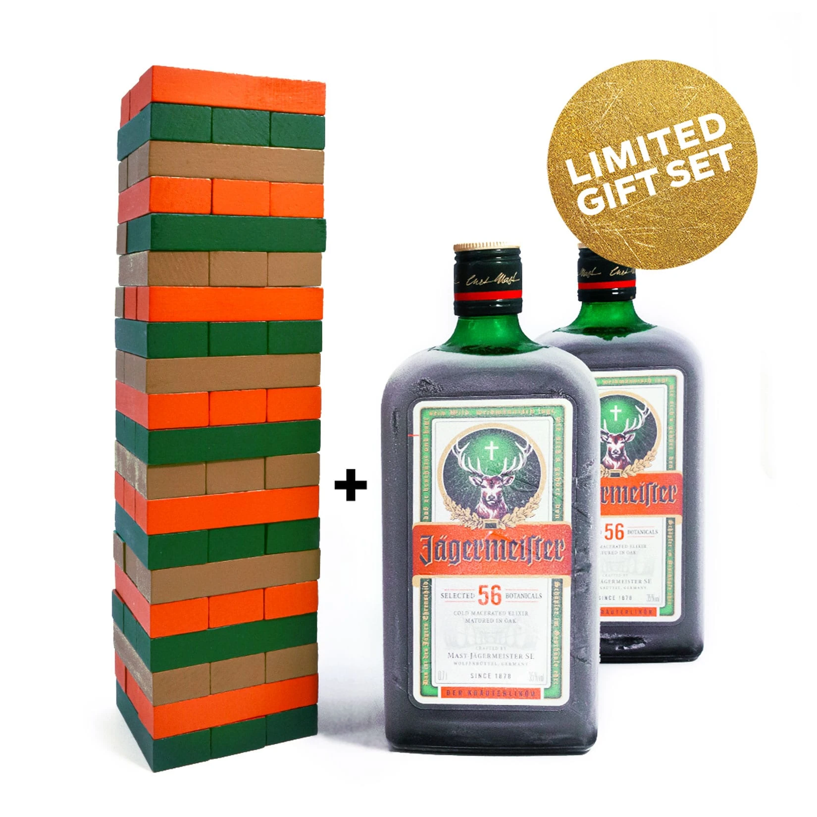 Jägermeister 35,0 % Vol 1,4 Liter Geschenkbox Mit Meister Bricks Spiel 3 Jägermeister 35,0 % Vol 1,4 Liter Geschenkbox Mit Meister Bricks Spiel