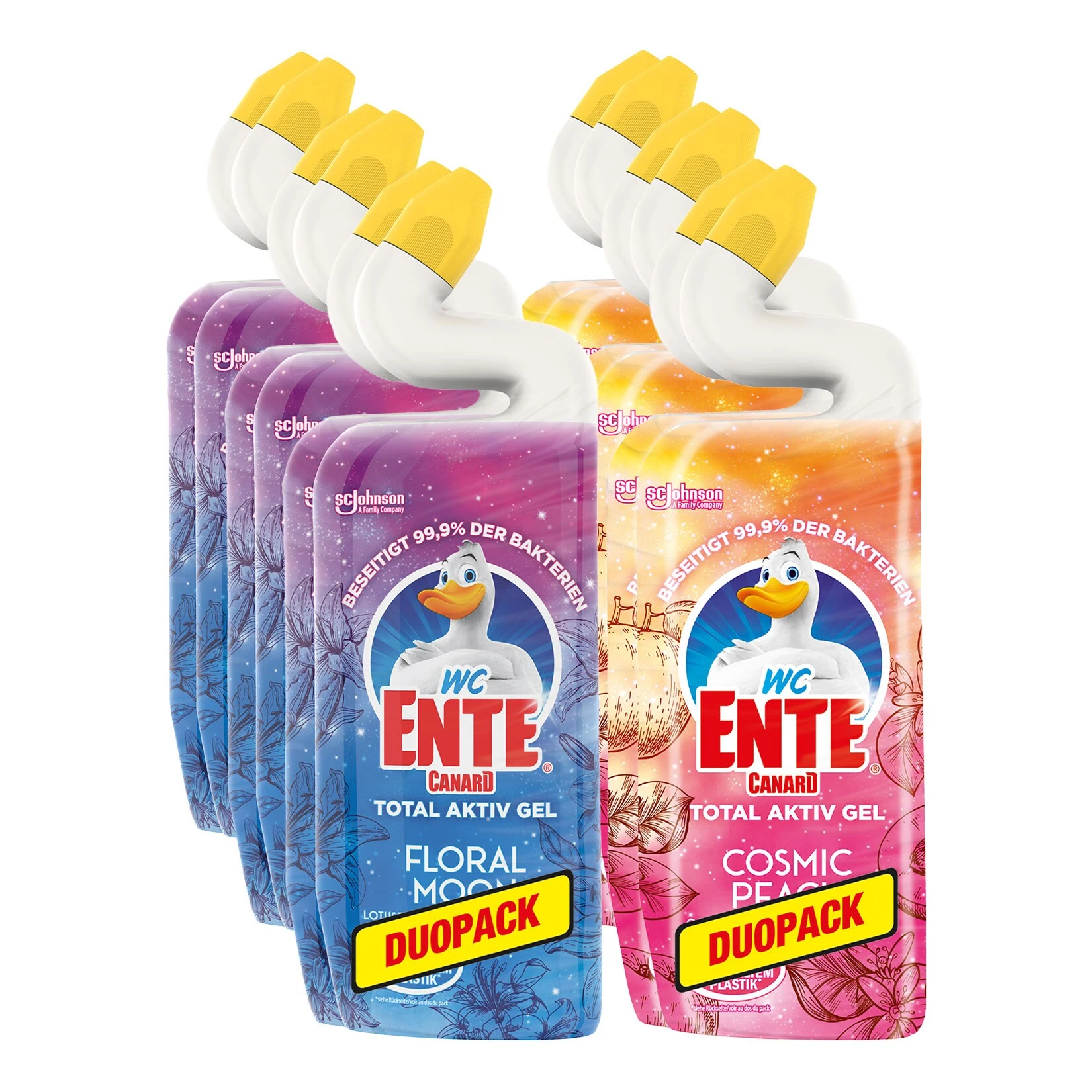WC ENTE Canard WC Ente Gel 2x750ml, Verschiedene Sorten, 6er Pack 3 WC ENTE Canard WC Ente Gel 2x750ml, Verschiedene Sorten, 6er Pack