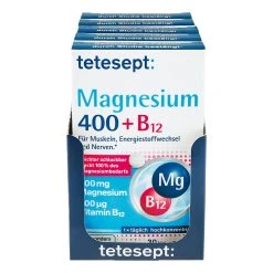 Tetesept Magnesium 400 B12 Hochdosiert 30 Stück 25,80 G, 5er Pack