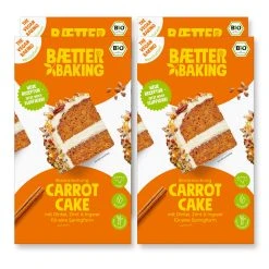 Baetter GmbH Baetter Baking Bio-Backmischung Carrot Cake, 4er Pack